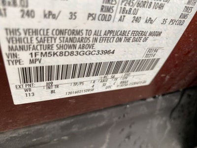 2016 Ford Explorer XLT