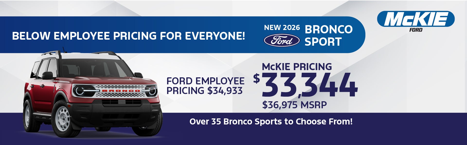 NEW 2026 BRONCO SPORT