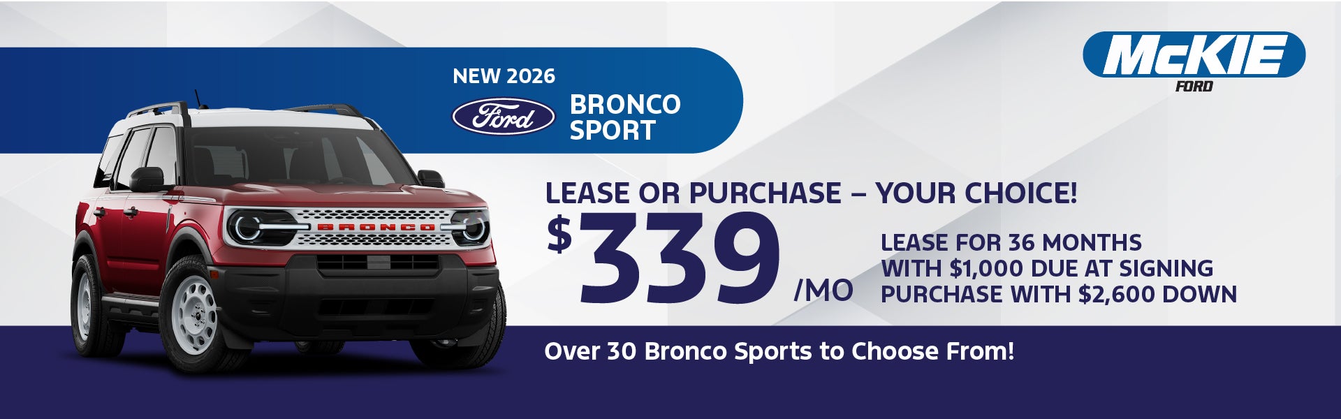 NEW 2026 BRONCO SPORT 