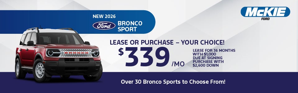 NEW 2026 BRONCO SPORT 
