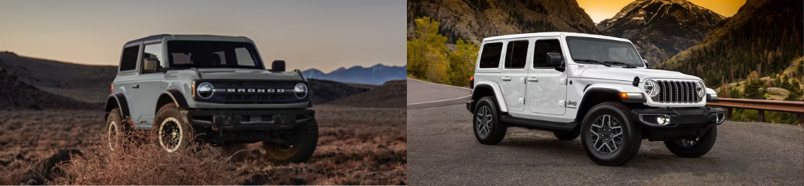 2025 Ford Bronco vs Jeep Wrangler