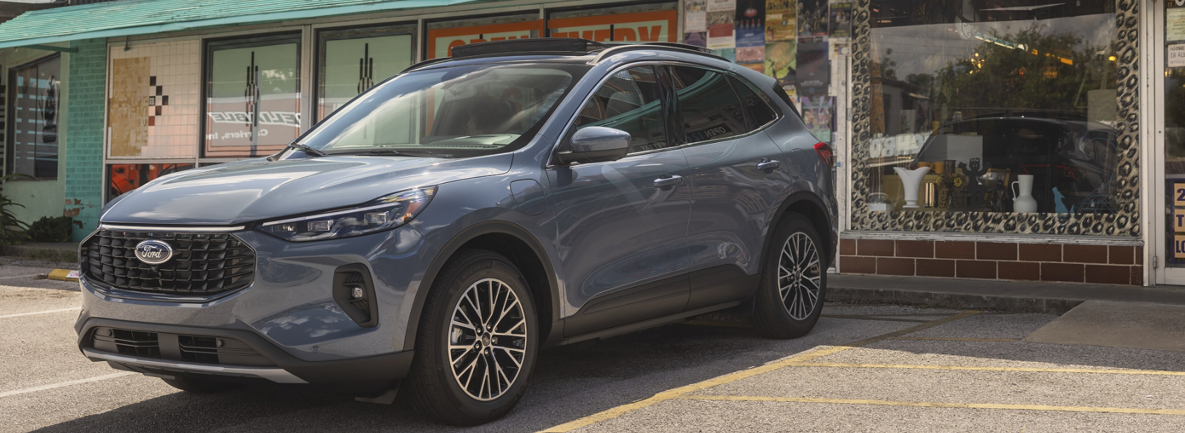 A blue 2026 Ford Escape rear view