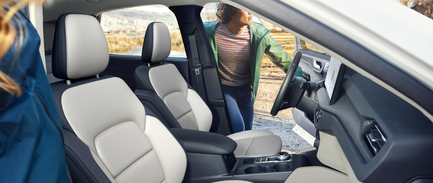 A red 2026 Ford Escape parked