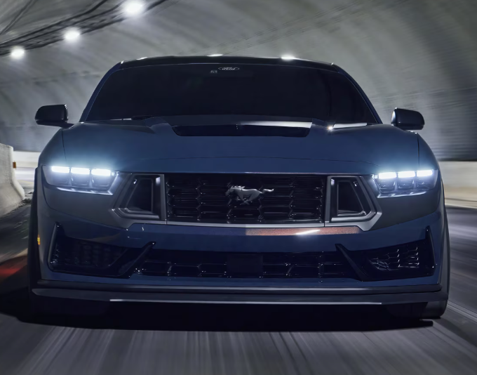 Ford Mustang driving in various conditions