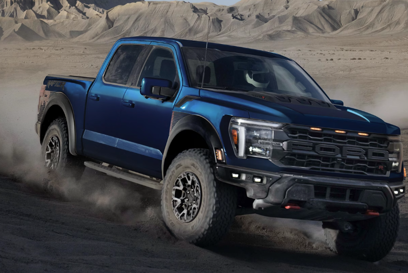 F-150 drivetrain selection knob showing 4x4 options.