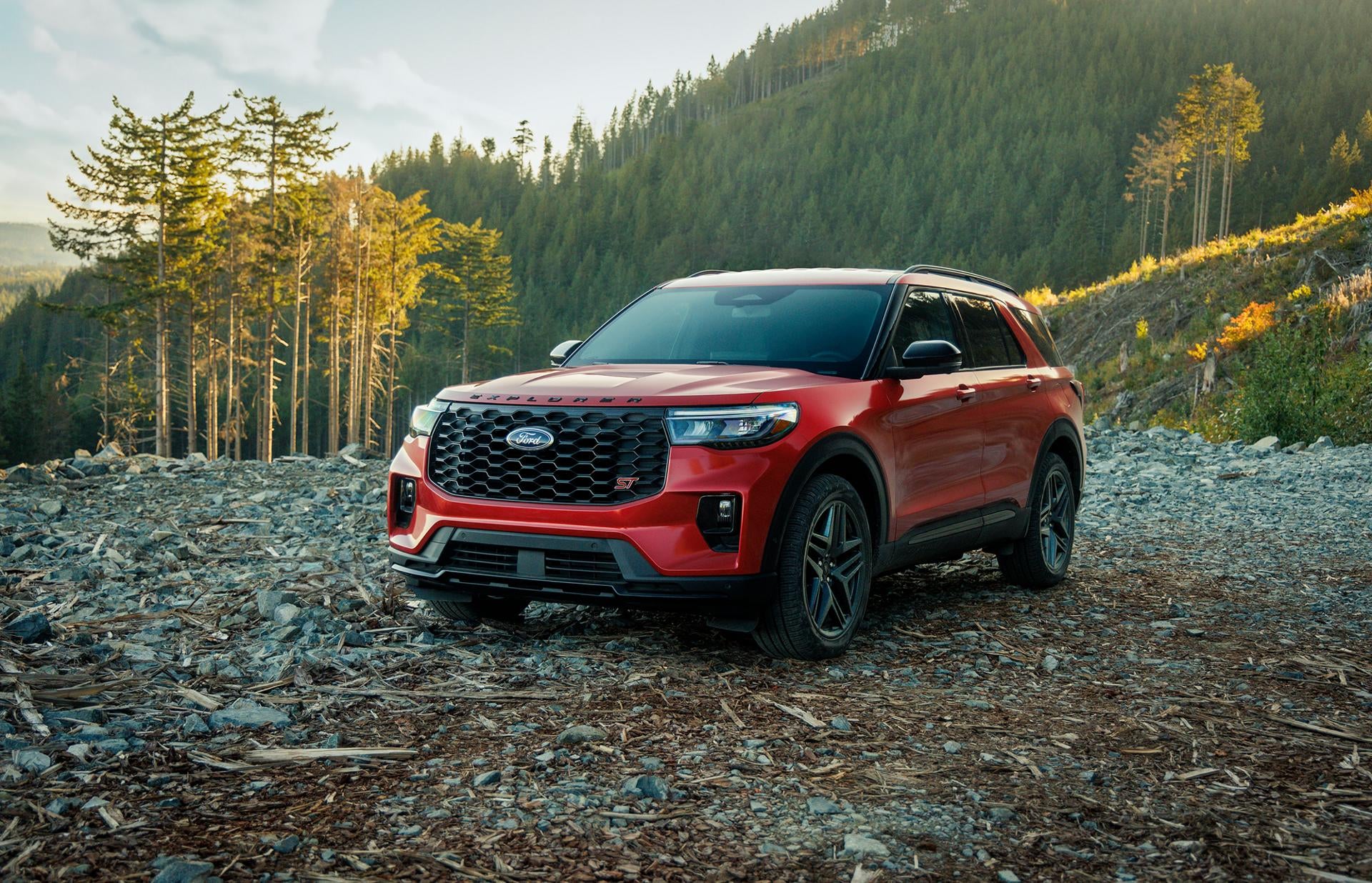 Front view of the new 2026 Ford Explorer
