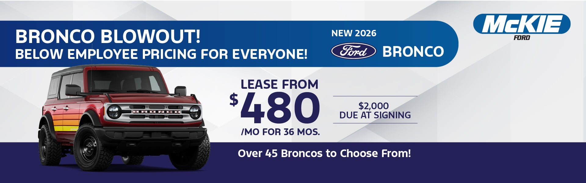 Bronco Blowout